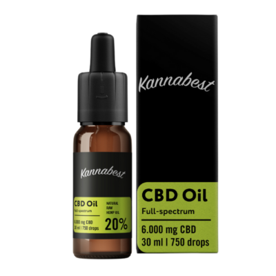 Óleo CBD Kannabest 20% - 30ml (6000mg)
