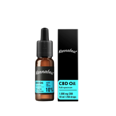 Óleo CBD Kannabest 10% - 10ml (1000mg)