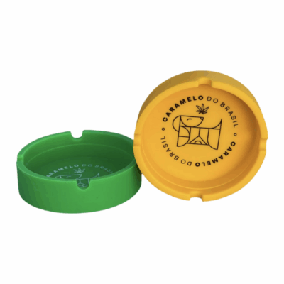 Cinzeiro de Silicone Caramelo do Brasil