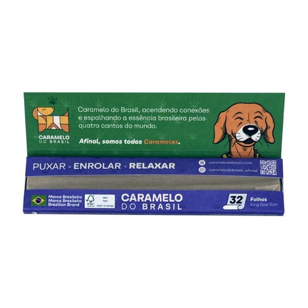 Papel King Size Slim – Caramelo do Brasil