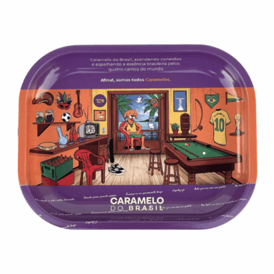 Bandeja de Metal “Rolê do Caramelo”