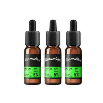 Óleo CBD Kannabest 5% - 10ml (500mg) Leve 3, Pague 2