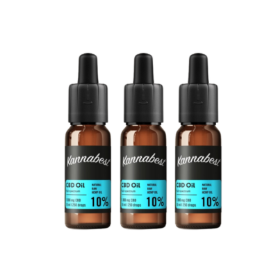 Óleo CBD Kannabest 10% - 10ml (1000mg) Leve 3, Pague 2