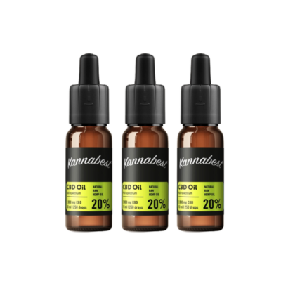 Óleo CBD Kannabest 20% - 10ml (2000mg) Leve 3, Pague 2
