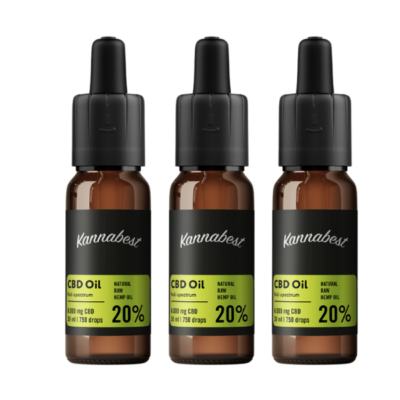 Óleo CBD Kannabest 20% - 30ml (6000mg) Leve 3, Pague 2