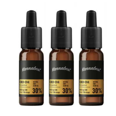 Óleo CBD Kannabest 30% - 30ml (9000mg) Leve 3, Pague 2
